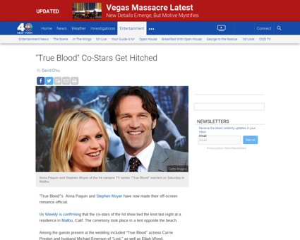 True Blood Co Stars Get Hitched 10124422 Anna