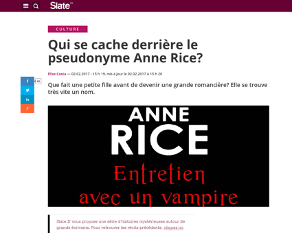 Anne RICE