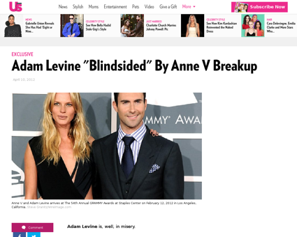 Adam levine blindsided by anne v breakup Anne