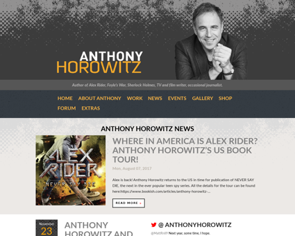anthonyhorowitz.com Anthony