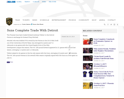 Suns complete trade detroit Anthony