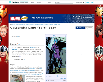 Cassandra Lang %28Earth 616%29 Cassandra