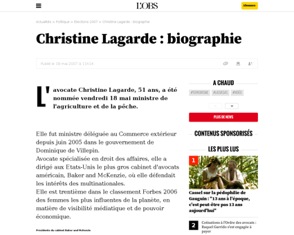 Christine LAGARDE
