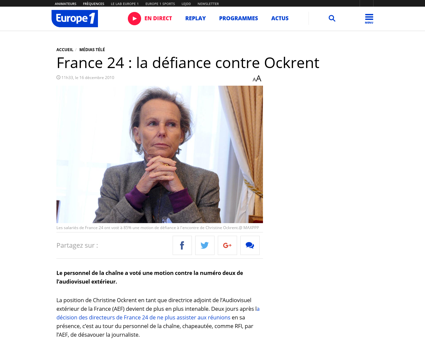 France 24 la defiance contre ockrent 340 Christine