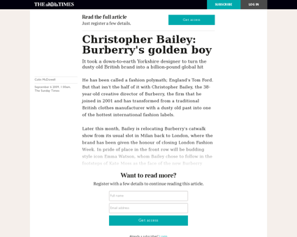 Christopher BAILEY