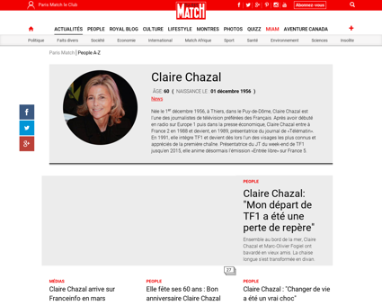 Claire CHAZAL