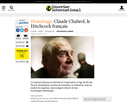 Claude CHABROL