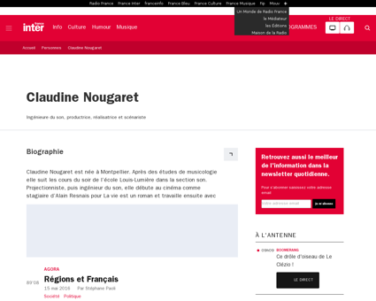 Claudine NOUGARET