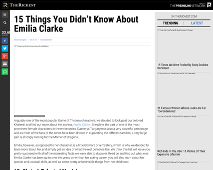 15 things you didnt know about emilia cl Emilia