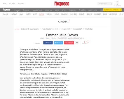 Emmanuelle DEVOS