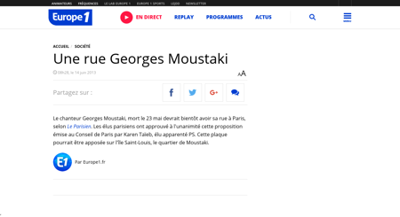 Georges MOUSTAKI