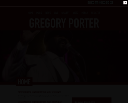 gregoryporter.com Gregory