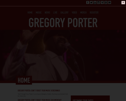 gregoryporter.com Gregory