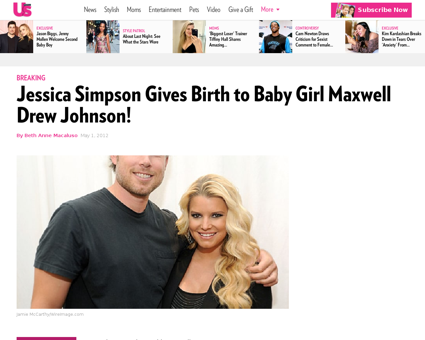 Jessica simpson gives birth to baby girl Jessica