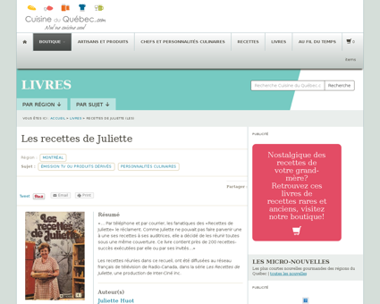 Recettes de juliette les Juliette