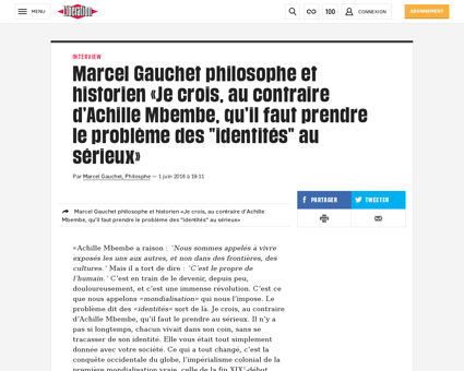 Marcel GAUCHET