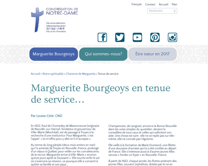 Marguerite BOURGEOYS