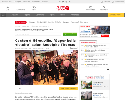 Canton dherouville super belle victoire  Rodolphe
