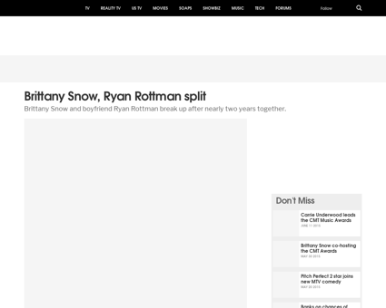 Brittany snow ryan rottman split Ryan