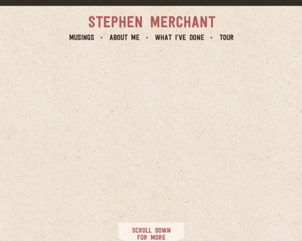 stephenmerchant.com Stephen