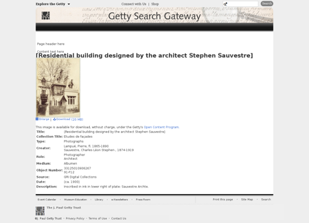 Search.getty.edu Stephen