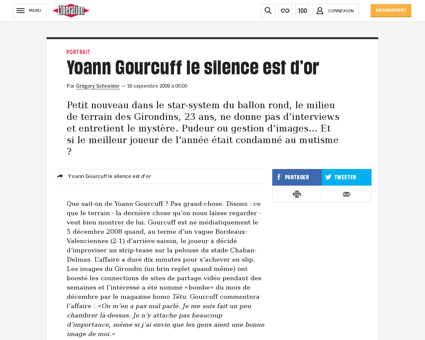 0101591950 yoann gourcuff le silence est Yoann