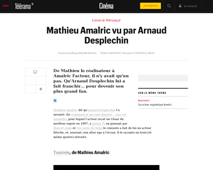 Mathieu AMALRIC