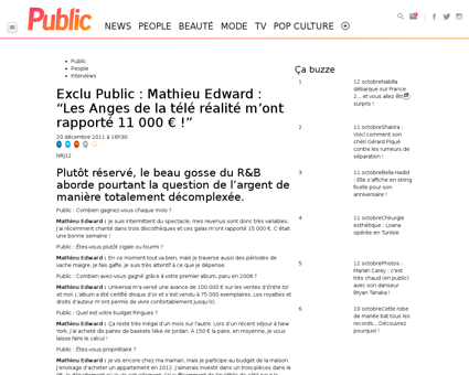 Exclu Public Mathieu Edward Les Anges de Mathieu