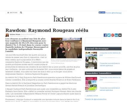 Rawdon raymond rougeau reelu 3465187 Raymond