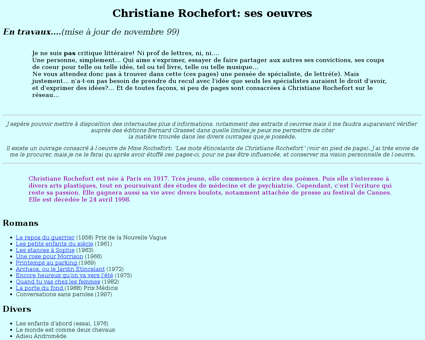 Rochefort Christiane