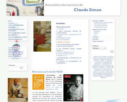 Associationclaudesimon.org Claude