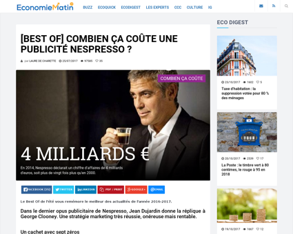 George clooney officialise sa relation a Georges