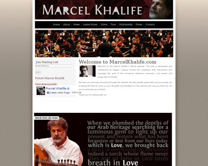 marcelkhalife.com Marcel