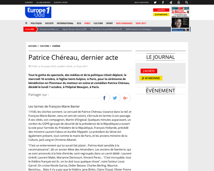 Patrice CHEREAU