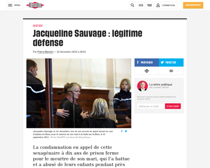 Jacqueline SAUVAGE