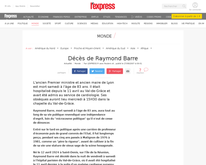 Raymond BARRE